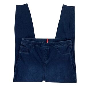 Spanx Skinny Pull On Jean-ish Ankle Leggings Women's 1X Twilight Rinse Shapewear